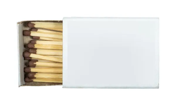 White isolated matches and matchsticks — Stock Image White isolated matches and matchsticks Stock Picture