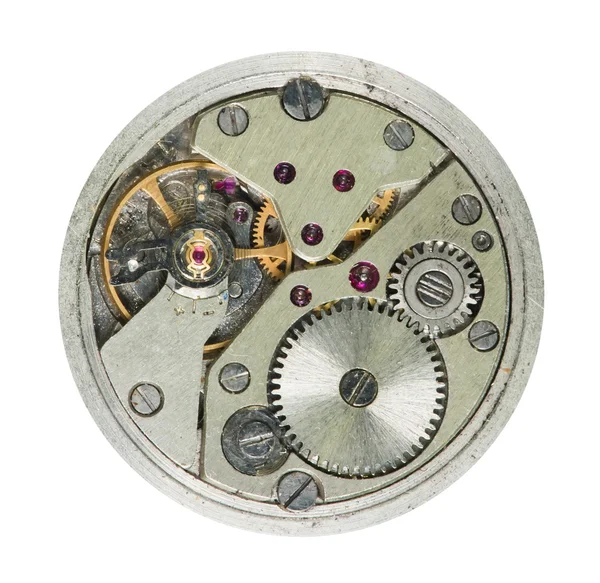 Mecanismo de relógio mecânico — Fotografia de Stock