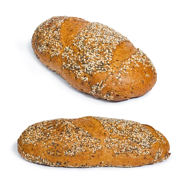 Pane bianco isolato — Foto Stock