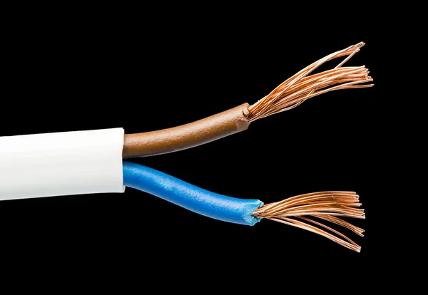 Exponerade kablar och ledningar — Stockfoto