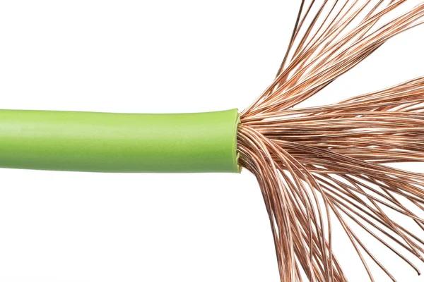 Blootgestelde kabels en kabels — Stockfoto
