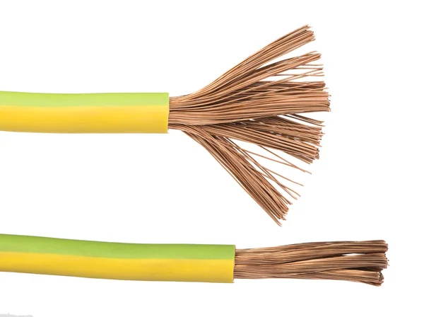 Kabel dan kabel yang terbuka — Stok Foto