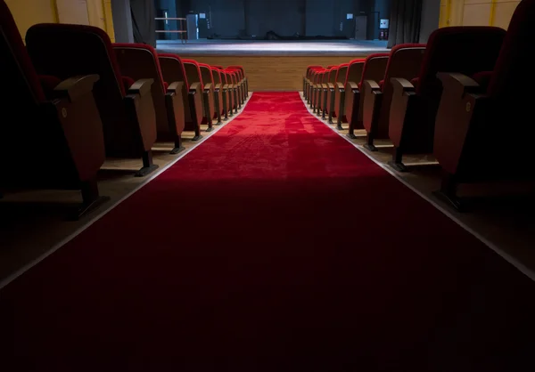 Assentos em um teatro e ópera — Fotografia de Stock
