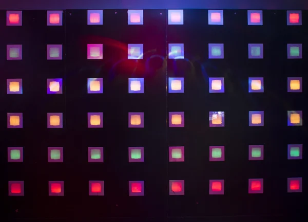 Disco with colorful lights — Stock Photo, Image