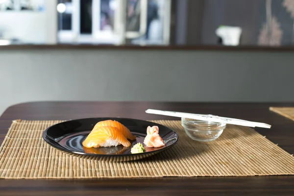 Sushi in sushi bar — Stock Photo, Image