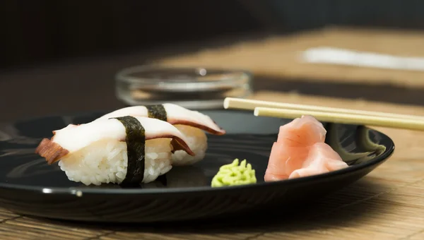 Sushi in sushi bar — Stock Photo, Image