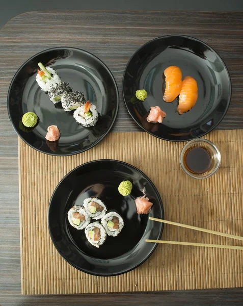 Sushi in restaurant — Stock Photo, Image