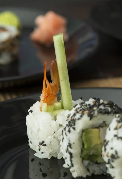 Sushi in restaurant — Stock Photo, Image