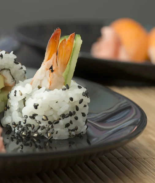 Sushi in restaurant — Stock Photo, Image