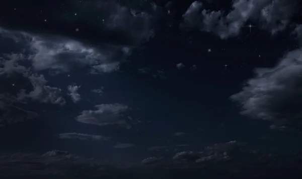 Ciel étoilé nocturne — Photo