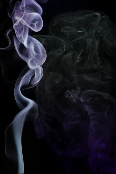 Smoke on black background. — Stock Photo, Image