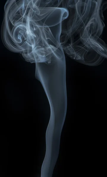 Smoke on black background. — Stock Photo, Image