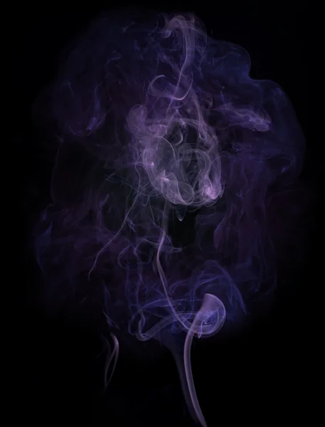 Smoke on black background. — Stock Photo, Image