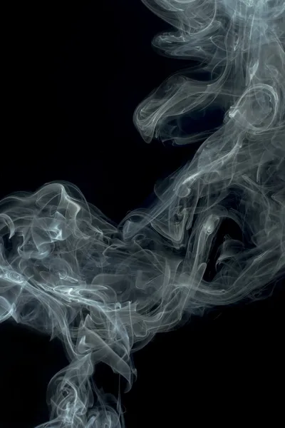 Smoke on black background. — Stock Photo, Image