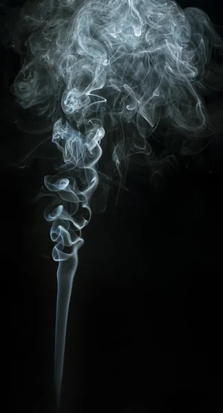 Smoke on black background. — Stock Photo, Image