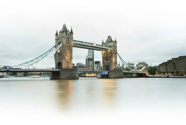 London tower bridge günbatımı — Stok fotoğraf