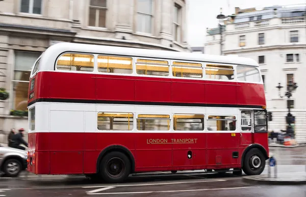 Red bus in London Royalty Free Stock Images