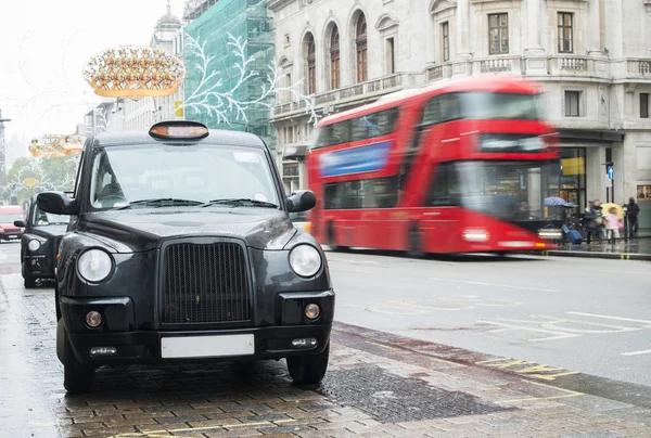 Taxi in London — Stockfoto