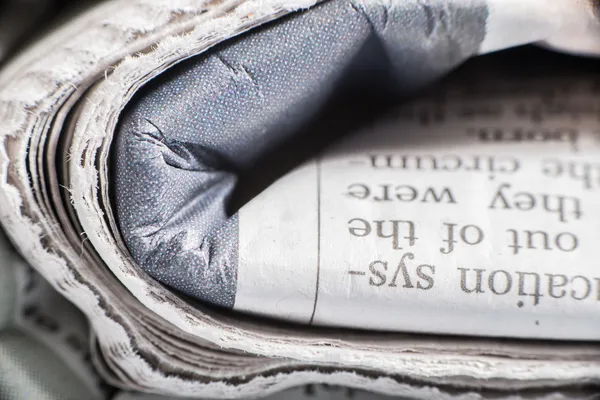 Pile of newspapers — Stock Photo, Image