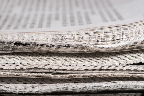 Pile of newspapers — Stock Photo, Image