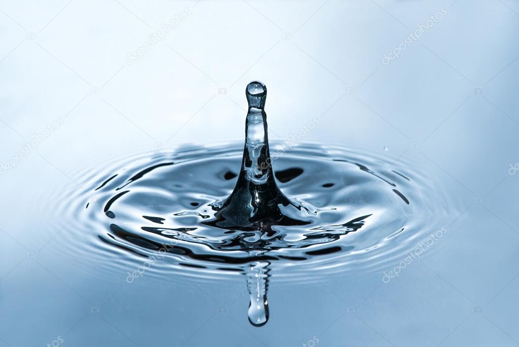 Drop in water