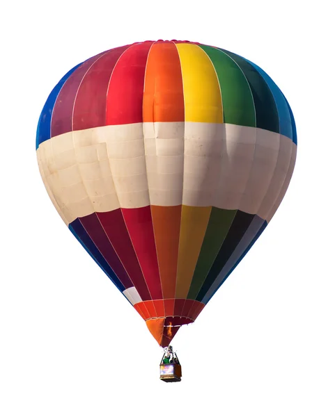 Çok renkli balon beyaz izole — Stok fotoğraf