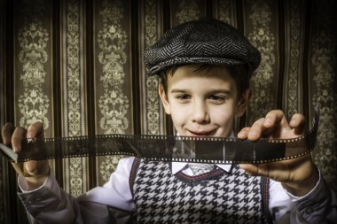 Çocuk analog fotoğraf filmi olarak kabul