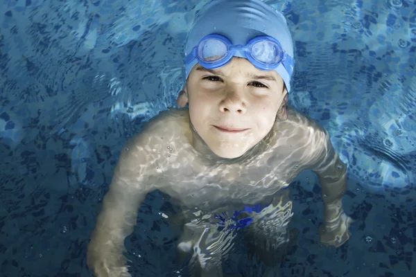 Child in swimming pool Stock Image