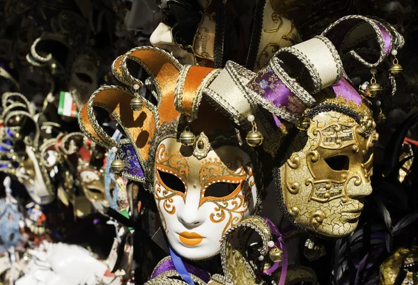 Máscaras de carnaval venecianas —  Fotos de Stock