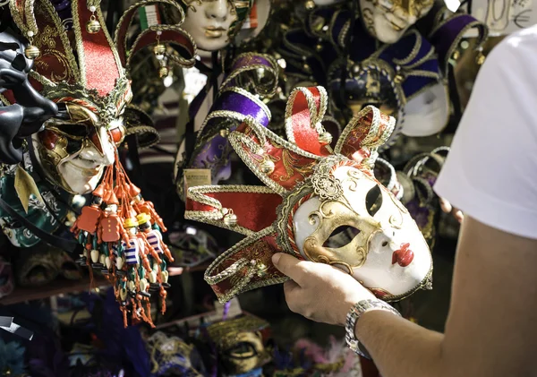 Máscaras de carnaval venecianas —  Fotos de Stock