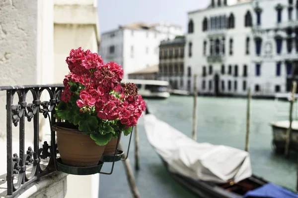 Ancient gondola in Venice — Stock Photo, Image