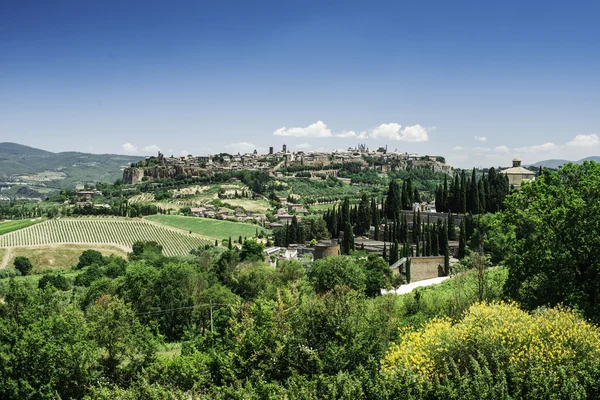 Vista del villaggio tradizionale italiano . — Foto Stock