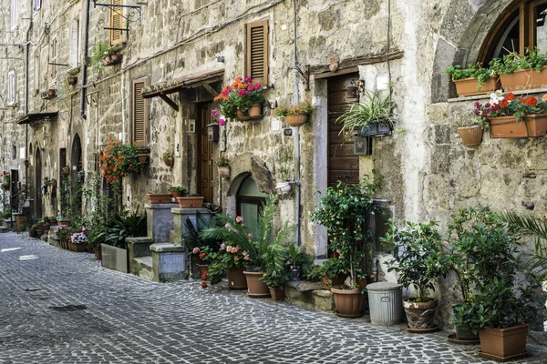 Традиционные итальянские дома — стоковое фото