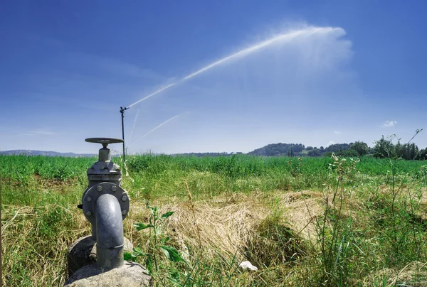 Sistemi di irrigazione agricola — Foto Stock