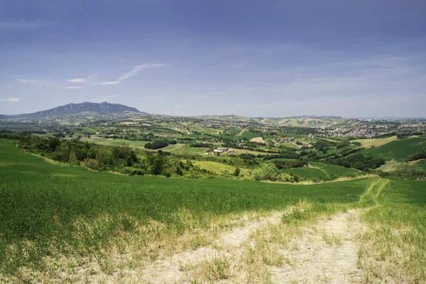 Widok na San Marino — Zdjęcie stockowe