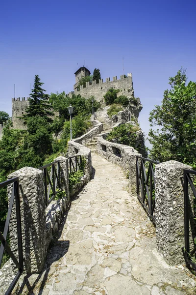 Slottet San Marino — Stockfoto