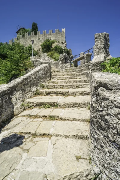 Slottet San Marino — Stockfoto