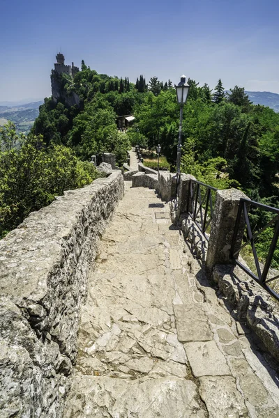 Slottet San Marino — Stockfoto