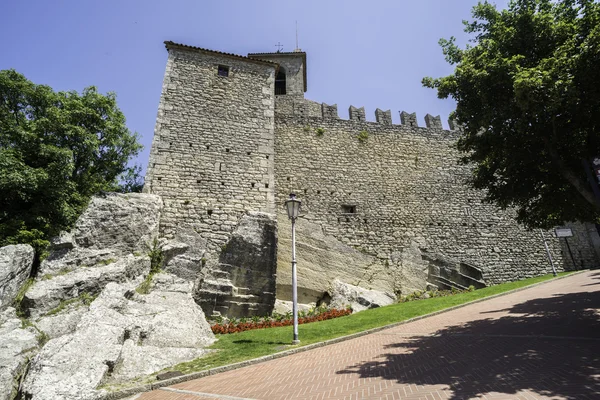 Slottet San Marino — Stockfoto