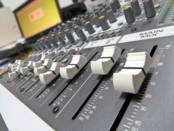 Audio console 8 — Stock Photo, Image