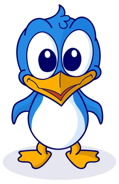 Cute cartoon pinguïn — Stockvector