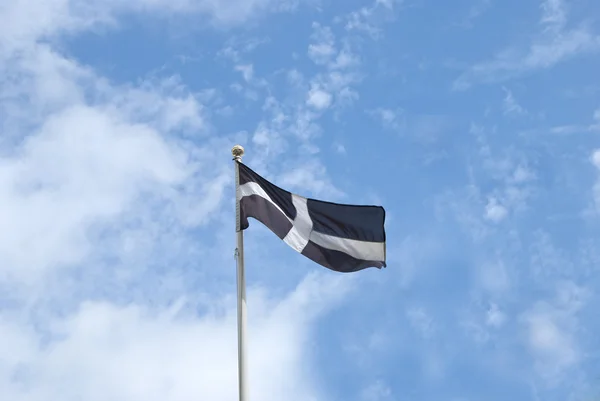 Корнуэльский флаг — стоковое фото