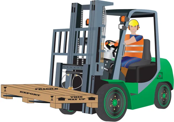 Fork Lift — Stock Vector