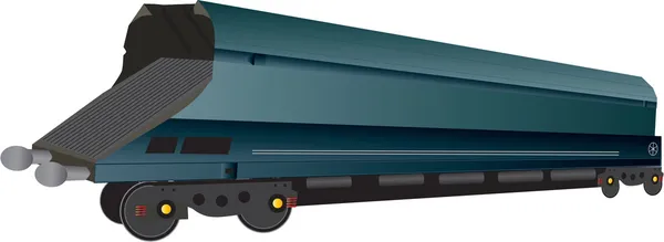Eisenbahnwaggon — Stockvektor