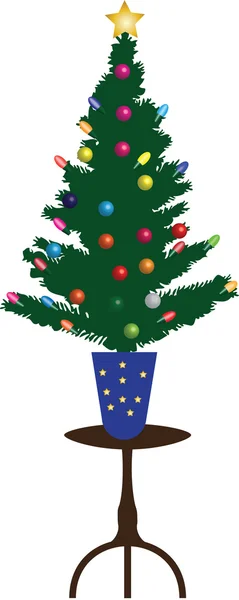 Kerstboom — Stockvector