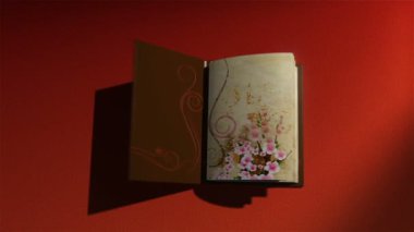 uçan kelebekler sayfaları çevirme ile animasyon kitabı