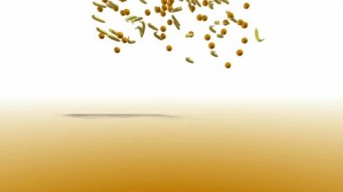 animasyonlu hareketli, tropikal meyveler