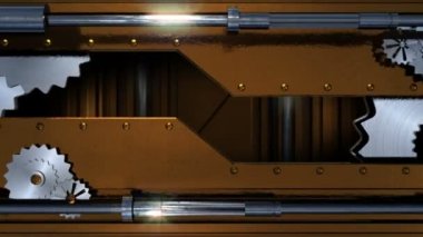 teknolojik endüstriyel arka plan geçiş