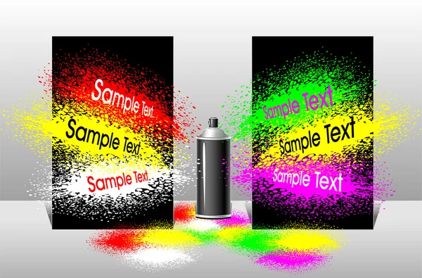 Effekt sprayfärg — Stock vektor