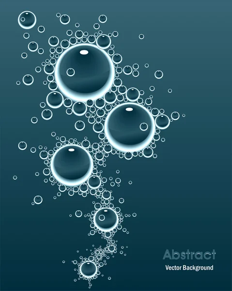 Аннотация Vector background with oil or water drops invert — стоковый вектор